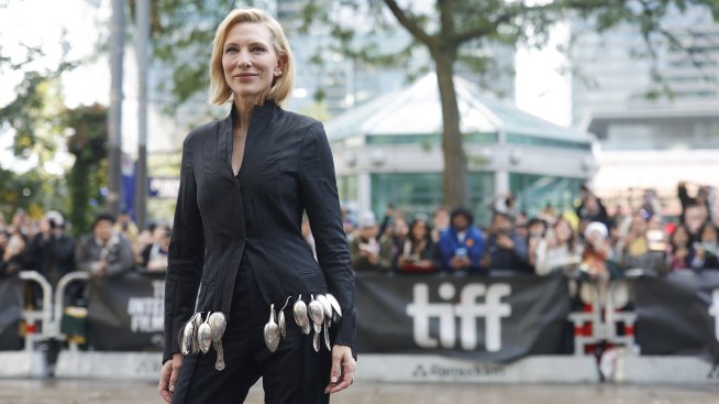 Кейт Бланшет със странен моден избор за червения килим