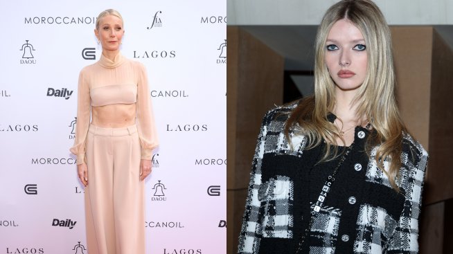 Като две капки вода - Гуинет Полтроу и дъщеря й са готови за дъждовния сезон