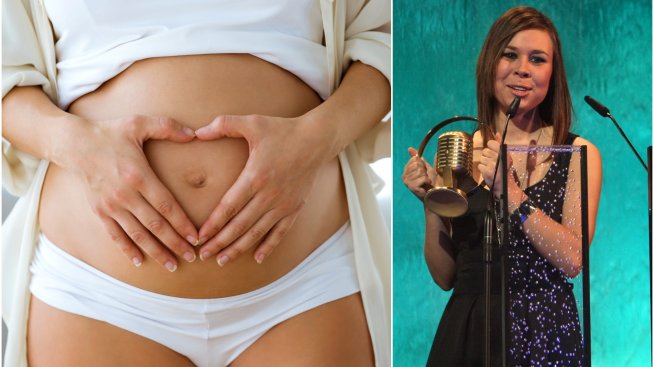 Маги Джанаварова със секси фотосесия в деветия месец 