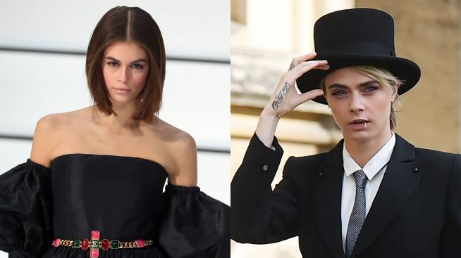 Още по-близки: Кая Гербер и Кара Делевин си направиха еднакви татуировки