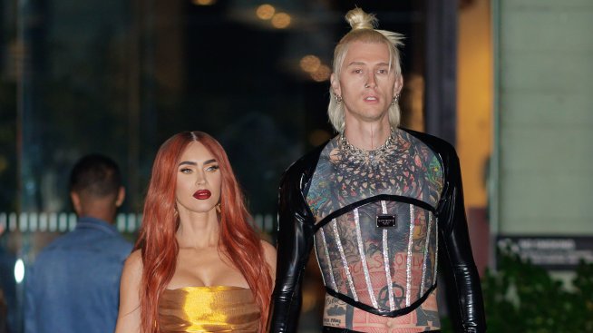 Тя е огън, а той – викинг: Меган Фокс и Machine Gun Kelly на червения килим