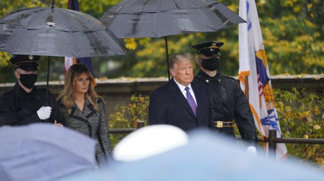 След изборите: Мелания на дистанция от Доналд Тръмп 