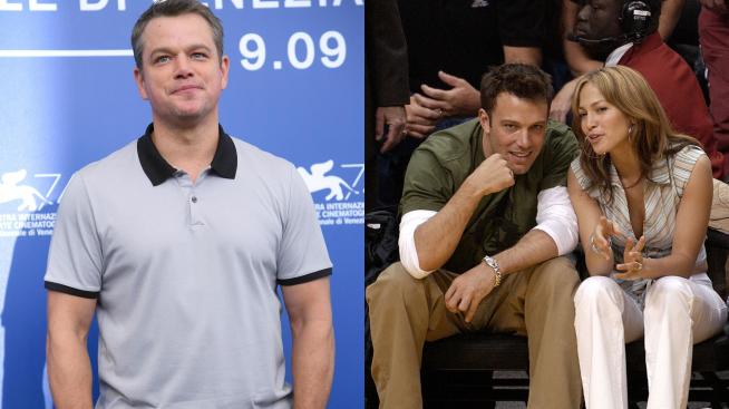 Мат Деймън сподели мнението си за връзката между Бен Афлек и Джей Ло