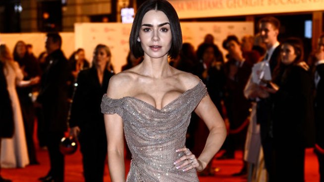 Лили Колинс се появи в най-дръзката си визия досега