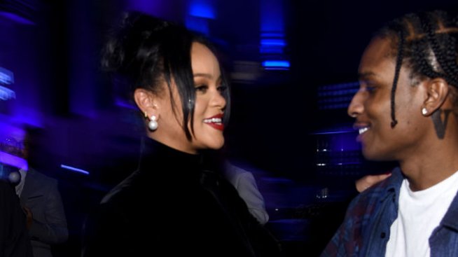 Риана и Ники Минаж: На двойна среща с половинките си