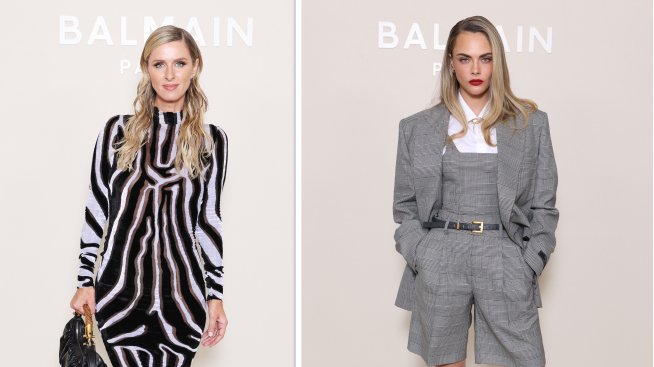 Кара Делевин и Ники Хилтън впечатлиха на ревюто на Balmain на Седмицата на модата в Париж