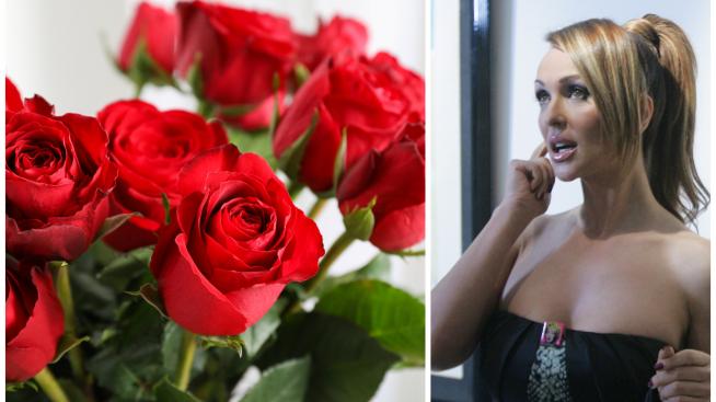 Обсипаха Глория с цветя за рождения й ден