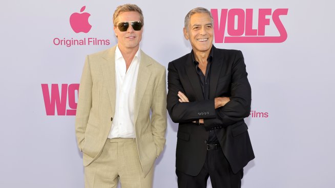 Брад Пит и Джордж Клуни блестят на премиерата на „Вълци“