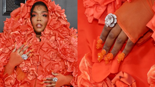 14-каратово злато и 3D цветя – звездните маникюри на наградите „Грами“