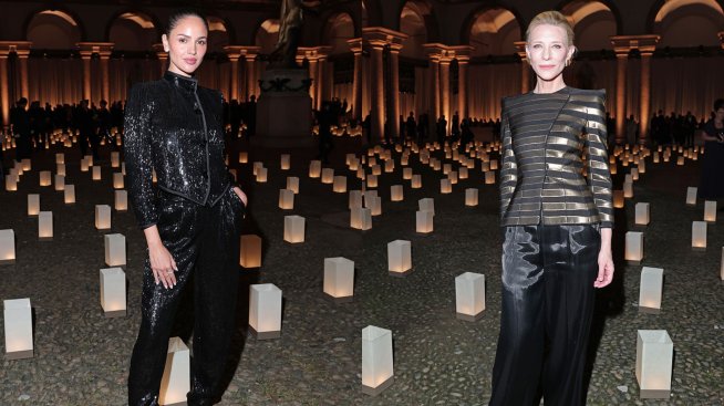 С почит към Джорджо – Кейт Бланшет, Ричард Гиър и Ейса Гонсалес на дефилето на Armani