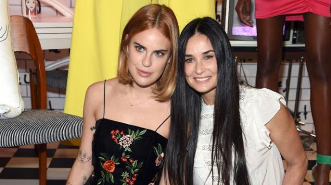 Стилно дуо: Деми Мур и дъщеря ѝ Скаут