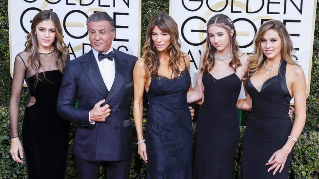 Дъщерите на Силвестър Сталоун – със строг режим като баща си