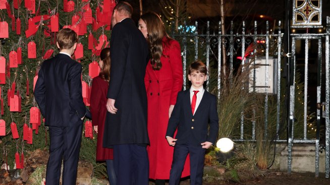 Принц Луи с трогателно коледно писмо до баба и дядо