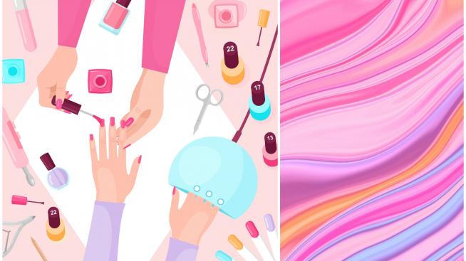 Есенен маникюр: Лакиране в стил батик