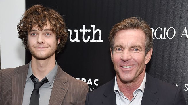 Семейно щастие – Денис Куейд подкрепи сина си Джак, той пък хвали майка си Мег Райън