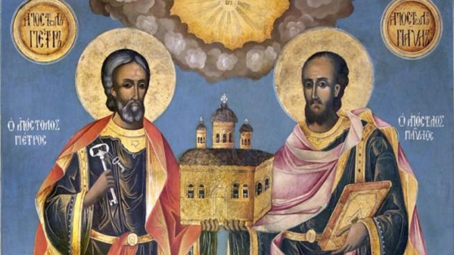 Църквата почита паметта на апостолите Петър и Павел, кои черпят?