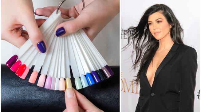 Маникюр в два цвята – нестандартният избор на Кортни Кардашян за лятото