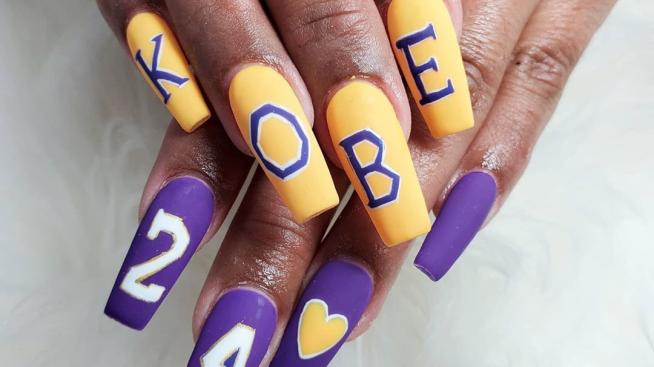 Нокти с номер 24 – в памет на Коби Брайънт