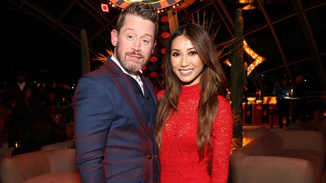 Маколи Кълкин и Бренда Сонг с рядка светска проява