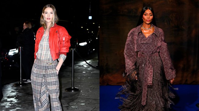 Дефилето на Burberry – звезди на подиума и в публиката