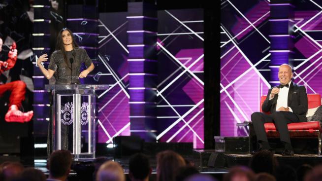 Деми Мур към Брус Уилис: Късметлии сме, че те имаме