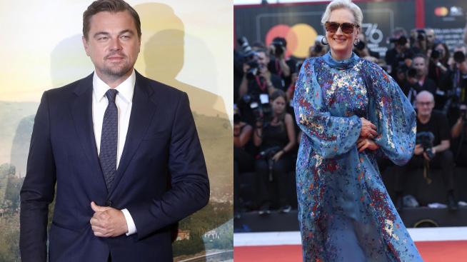 Леонардо ди Каприо, Мерил Стрийп, Ариана Гранде: Netflix събира А-отбора