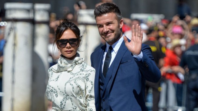 Дейвид Бекъм благодари на лейди Виктория в деня на годишнината от сватбата им