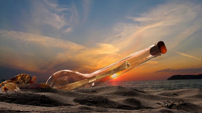 Писмо в бутилка спаси бедстващо семейство