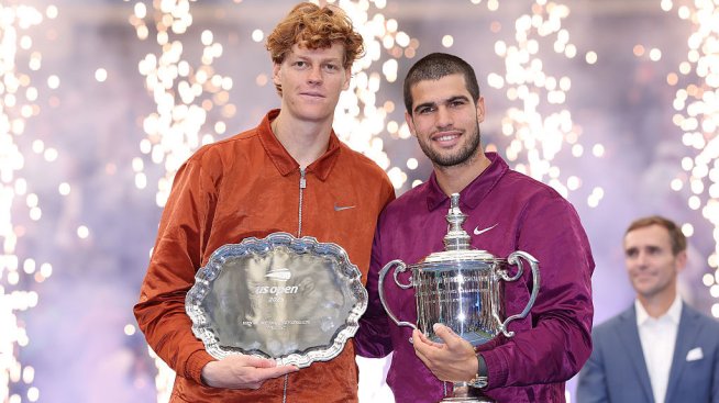 Любовен триъгълник в света на тениса: Карлос Алкарас и Яник Синер излизат с един и същи модел