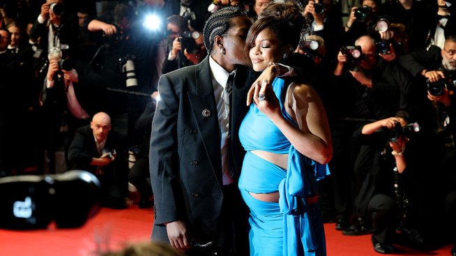 Романтика под дъжда - Риана и A$AP Rocky в Кан