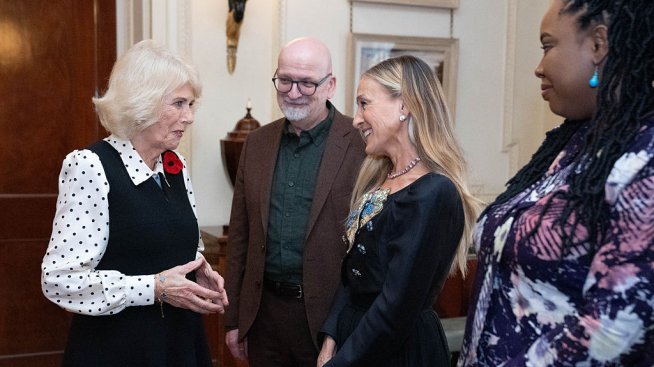 Среща на две кралици – Сара Джесика Паркър и кралица Камила