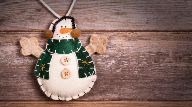 Твори с Tialoto: Снежен човек от филц