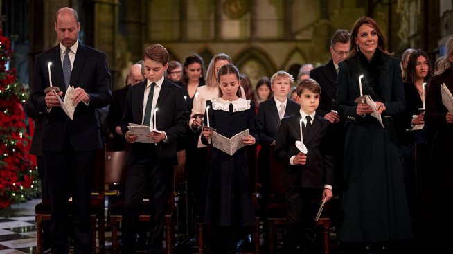 Принц Джордж, принцеса Шарлот и принц Луи с първа кралска изява от 6 месеца насам