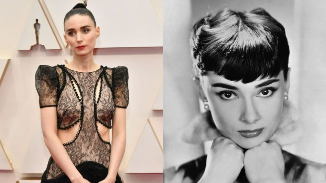 Открийте десетте разлики: Руни Мара като Одри Хепбърн