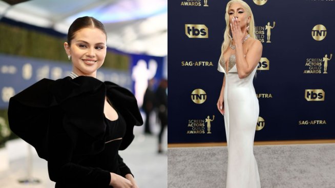 Босата Селена и скромната Гага – дамите на червения килим на наградите SAG