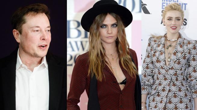 Амбър Хърд изневерила на Джони Деп с Илон Мъск и Кара Делевин едновременно