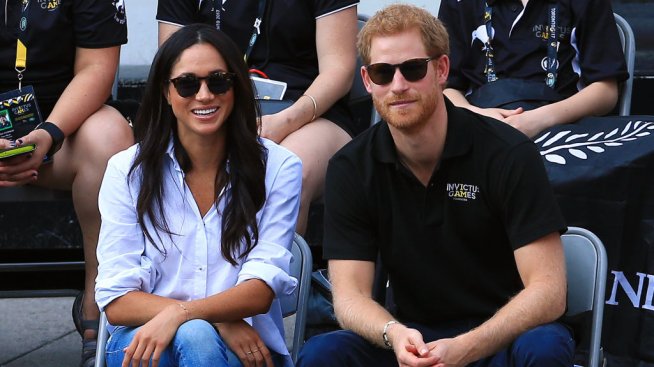 Меган Маркъл – най-големият фен на принц Хари по време на спортно събитие