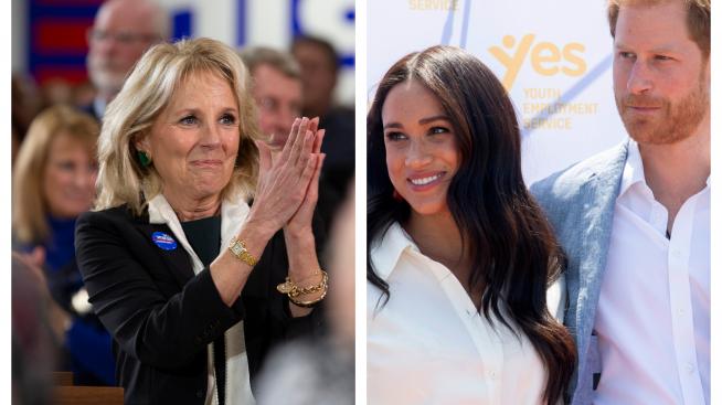 Рокля с принт – онова, което свързва Джил Байдън и Меган Маркъл