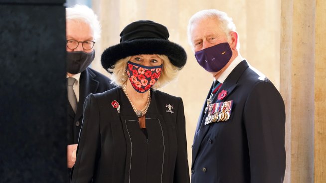 Коледната картичка на Чарлз и Камила – пандемична, но с чувство за хумор 