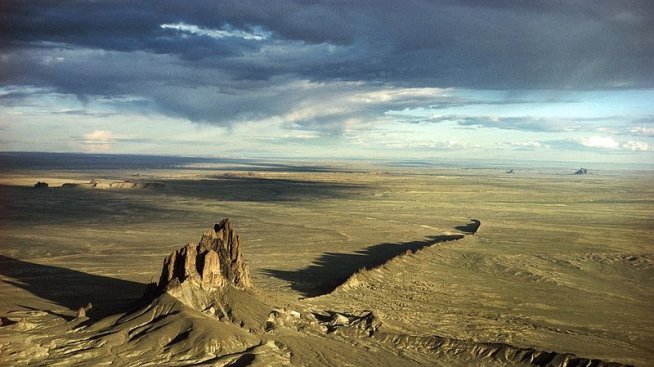 Уникалната скала Шипрок в Ню Мексико