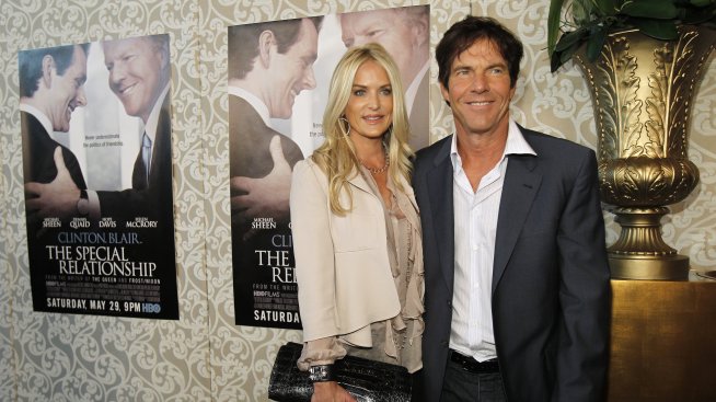 Съпругата на Денис Куейд иска развод за втори път