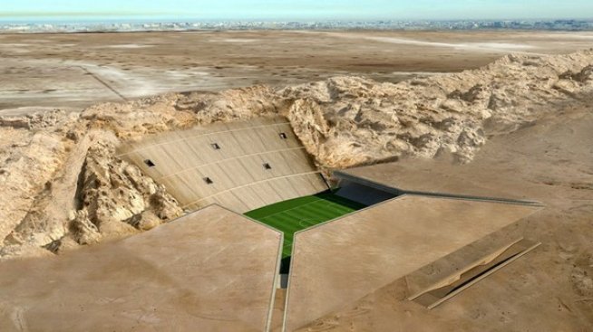 Стадион в скала ще изникне в ОАЕ