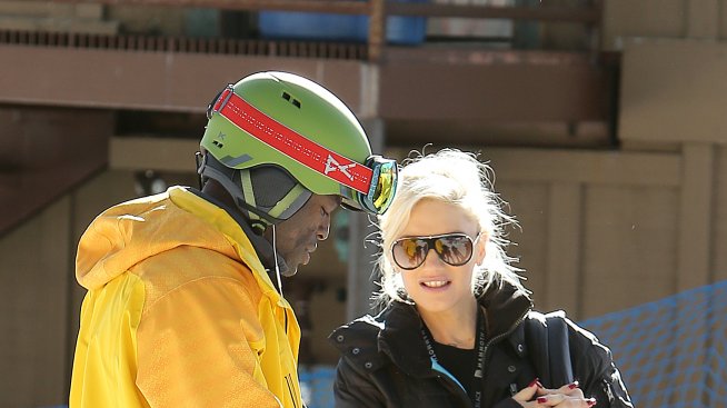 Гуен Стефани и Сийл се засякоха на пистата