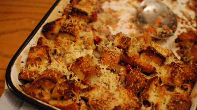 Вегетарианска мусака с хляб