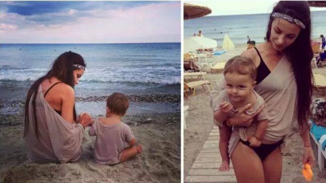 Диляна Попова с Борил на море