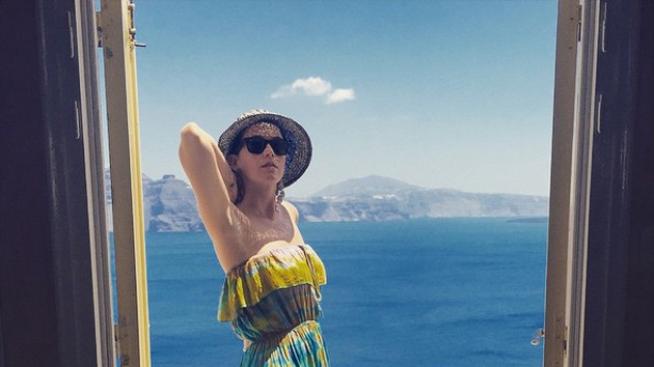 Санторини и Миконос през обектива на Кейти Пери