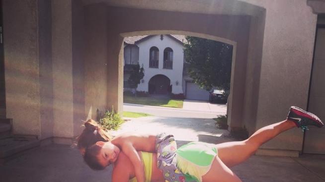 Ето как майчинството не пречи на фитнеса