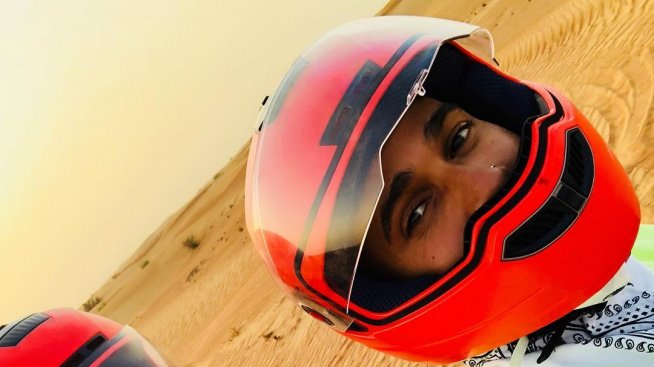 Ники Минаж с Люис Хамилтън в Дубай