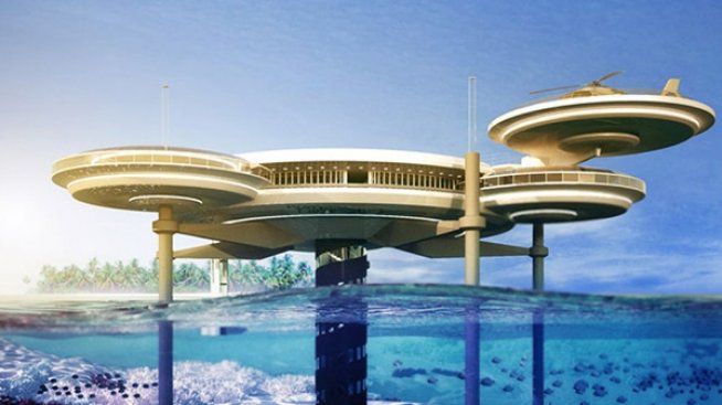 Water Discus - хотелът под вода в Дубай