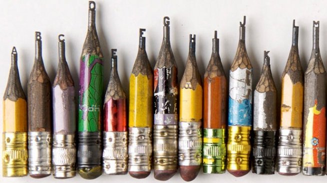 Миниатюрни шедьоври от дърво и графит